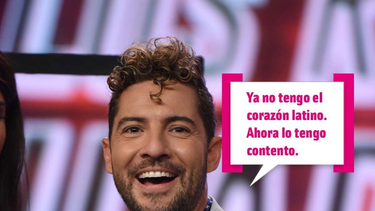 David Bisbal muy contento en 'El Hormiguero'