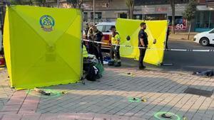 Muere un motorista de 25 años en un accidente en la avenida de la Albufera, en Vallecas.