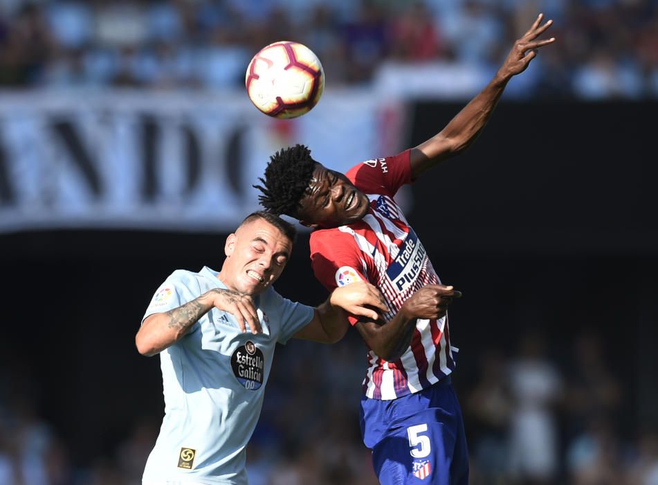 Intensidad a flor de piel en el duelo entre celestes y rojiblancos en el estadio de Balaídos.