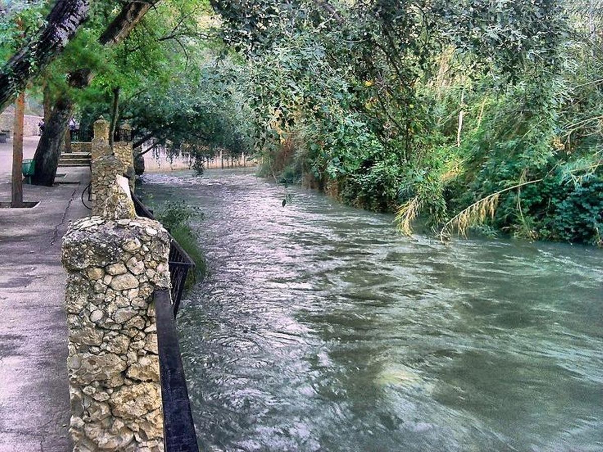 El Río Segura en las proximidades del Santuario Virgen de la Esperanza