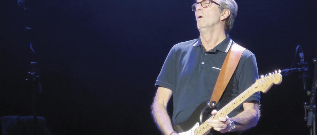 Eric Clapton, durante un concierto.