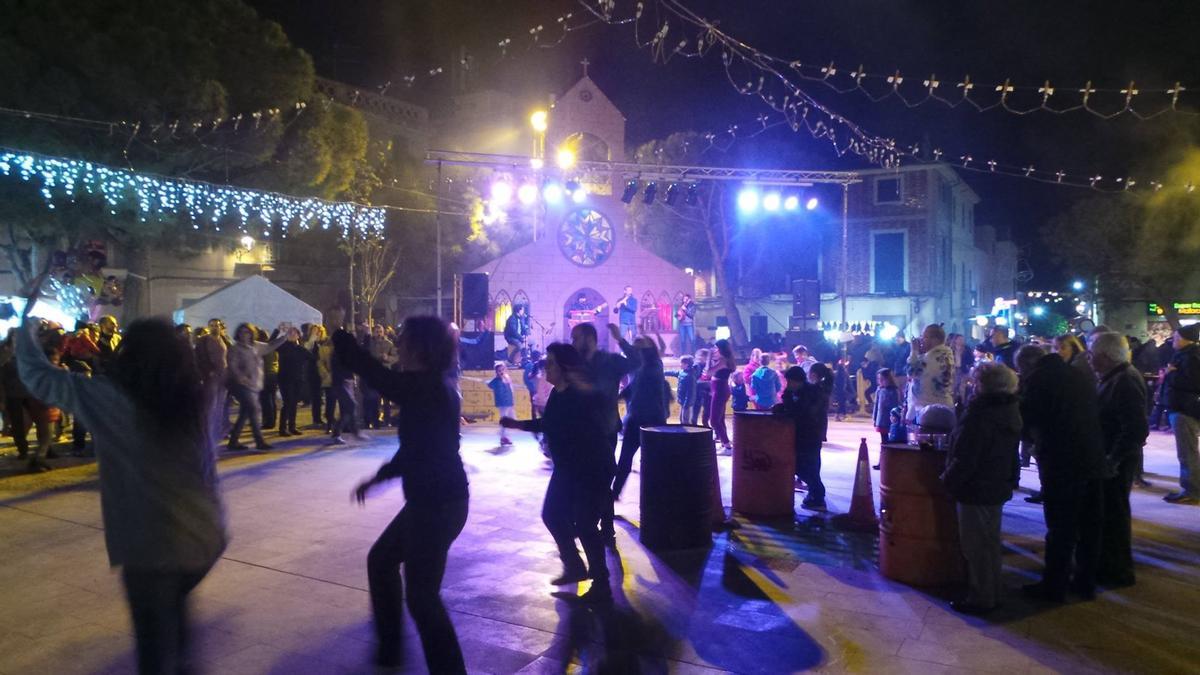 Una imagen de las Fiestas de Sant Antoni en Andratx del año 2018.