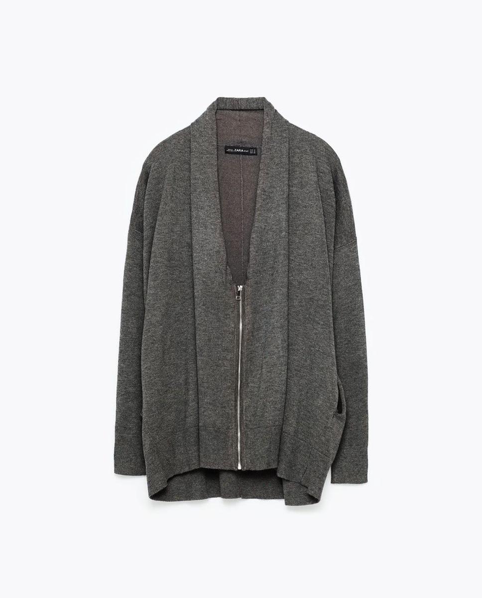 Zara otoño-invierno 2016: chaqueta gris vigoré