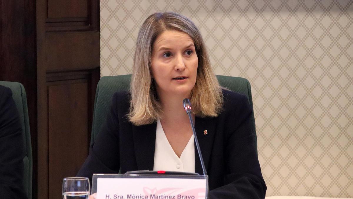La consellera de Drets Socials i Inclusió, Mònica Martínez Bravo.