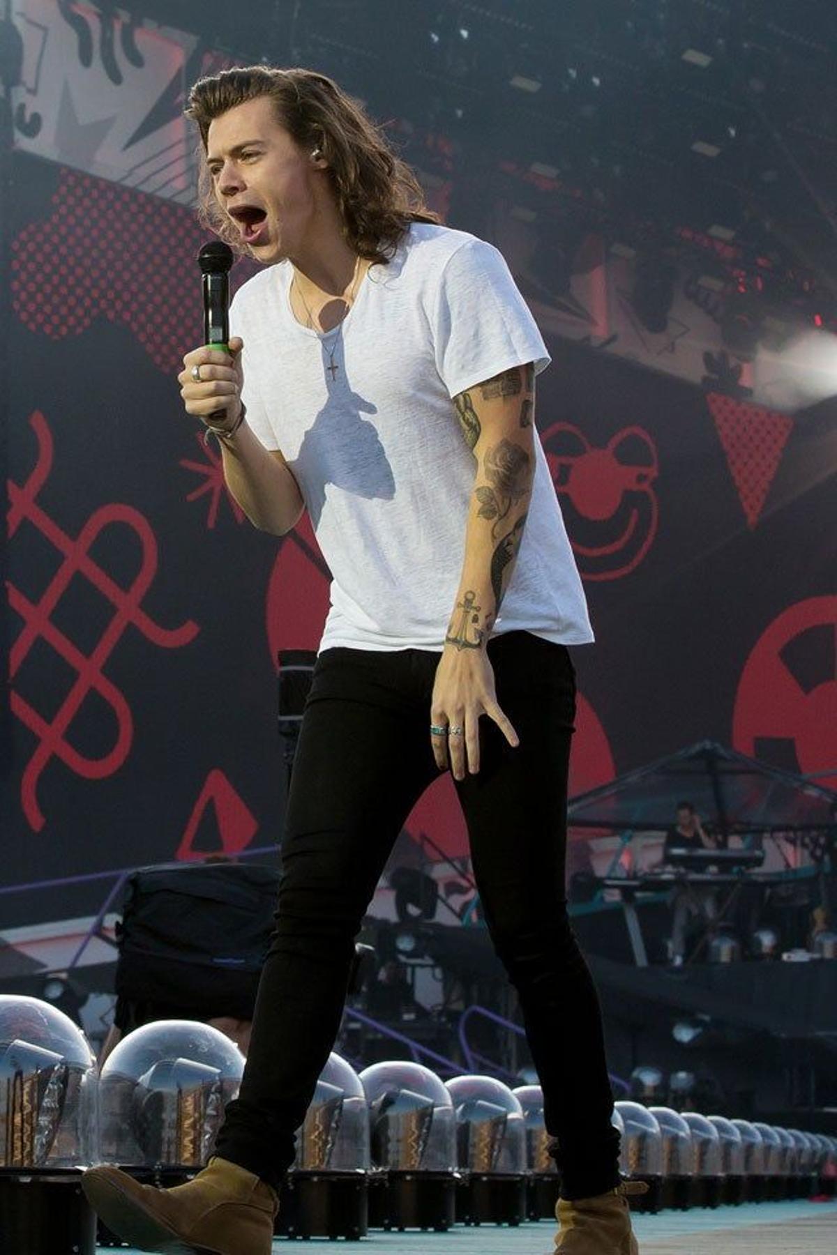 Harry Styles canta sobre el escenario de Gotemburgo