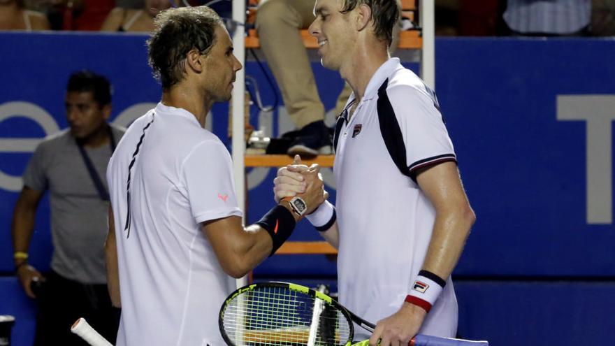 Querrey derriba a Rafa Nadal en la final de Acapulco