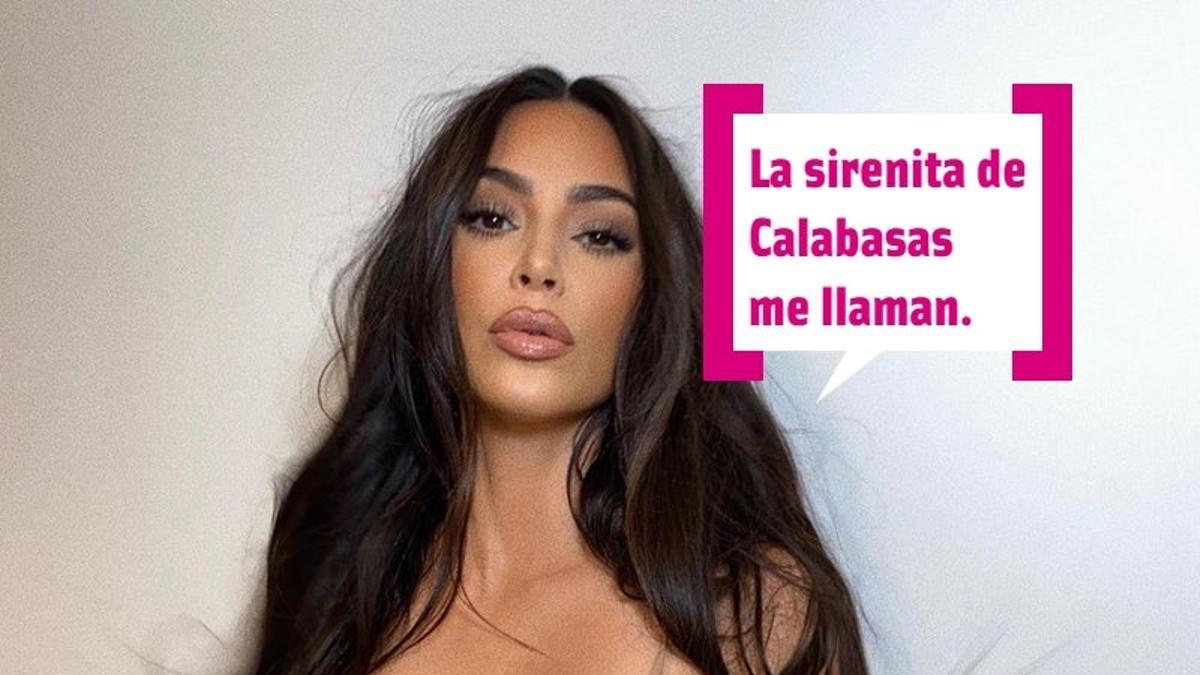 Kim Kardashian en ropa interior