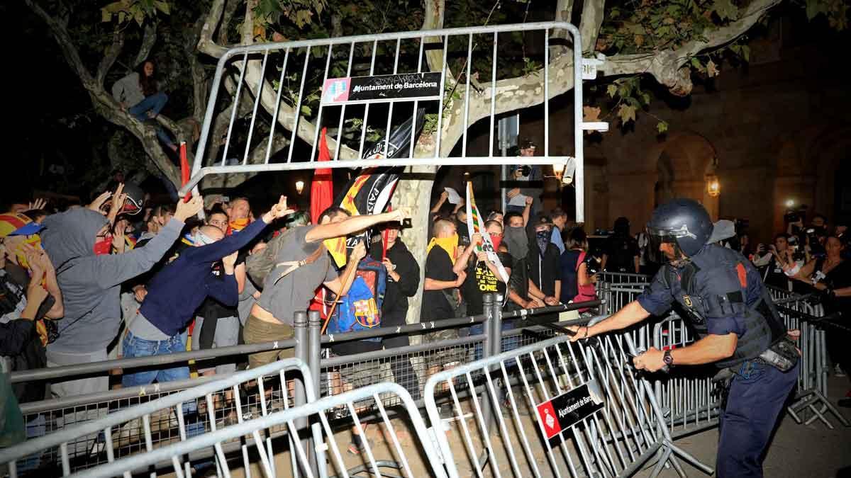 altercados tras la manifestacion