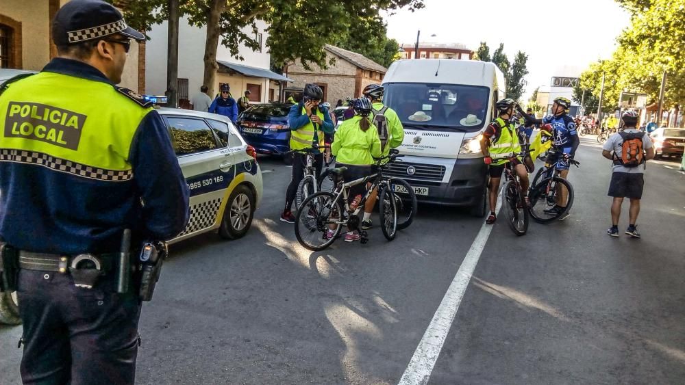 Marcha ciclista por la vía verde Alcoy-Gandia