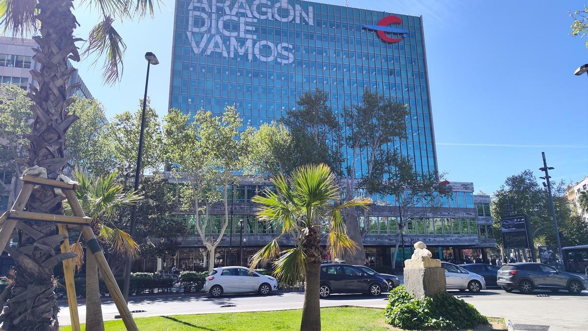La sede de Ibercaja en Zaragoza.