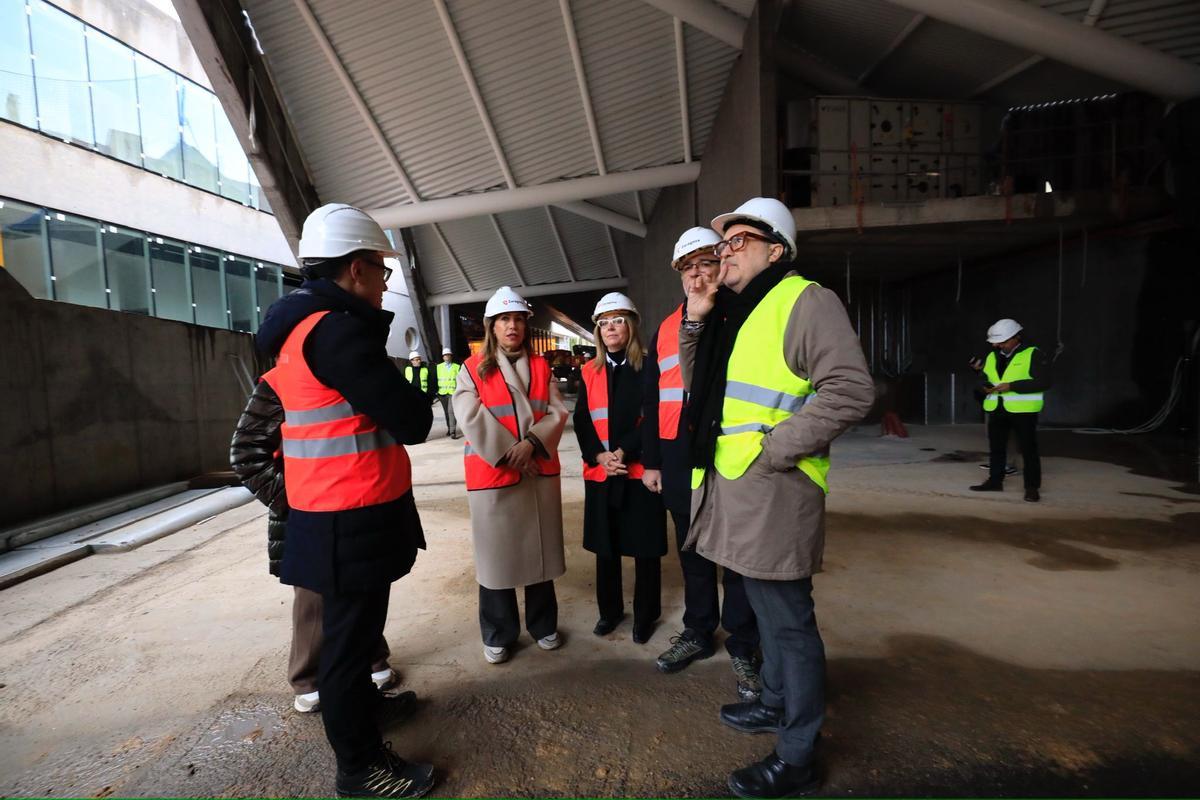 Visita a las obras del centro cívico Hispanidad.