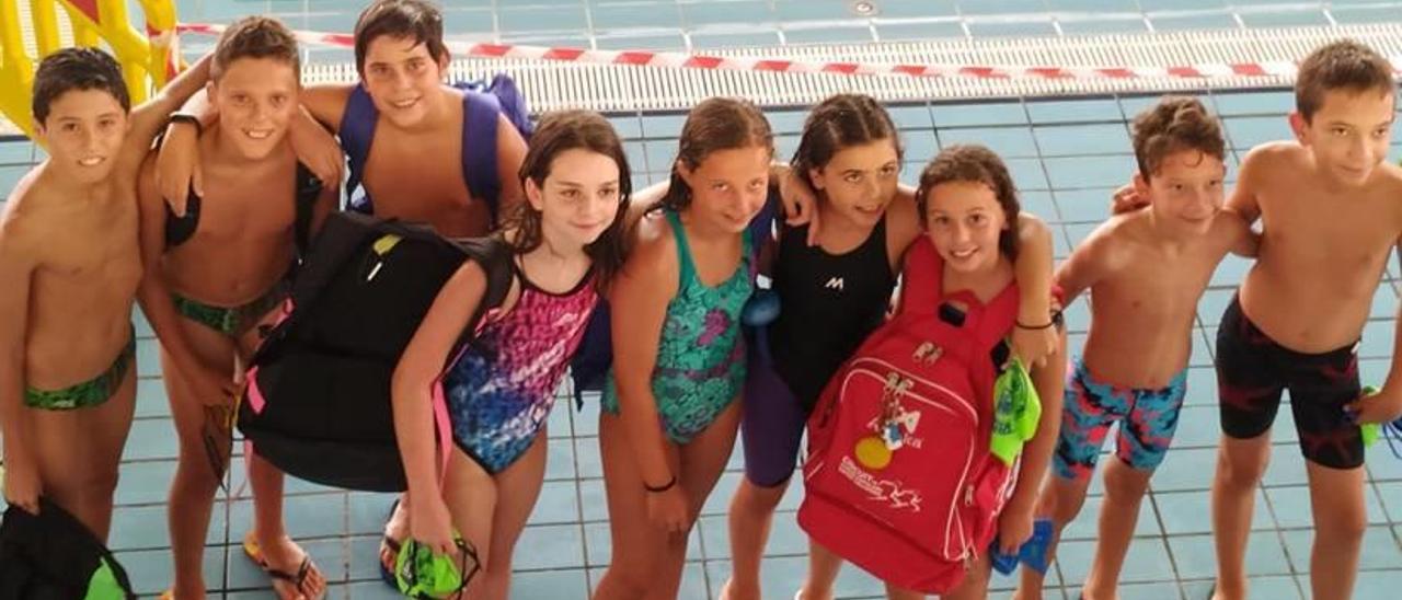 Los benjamines del NiE Gandia en el autonómico.