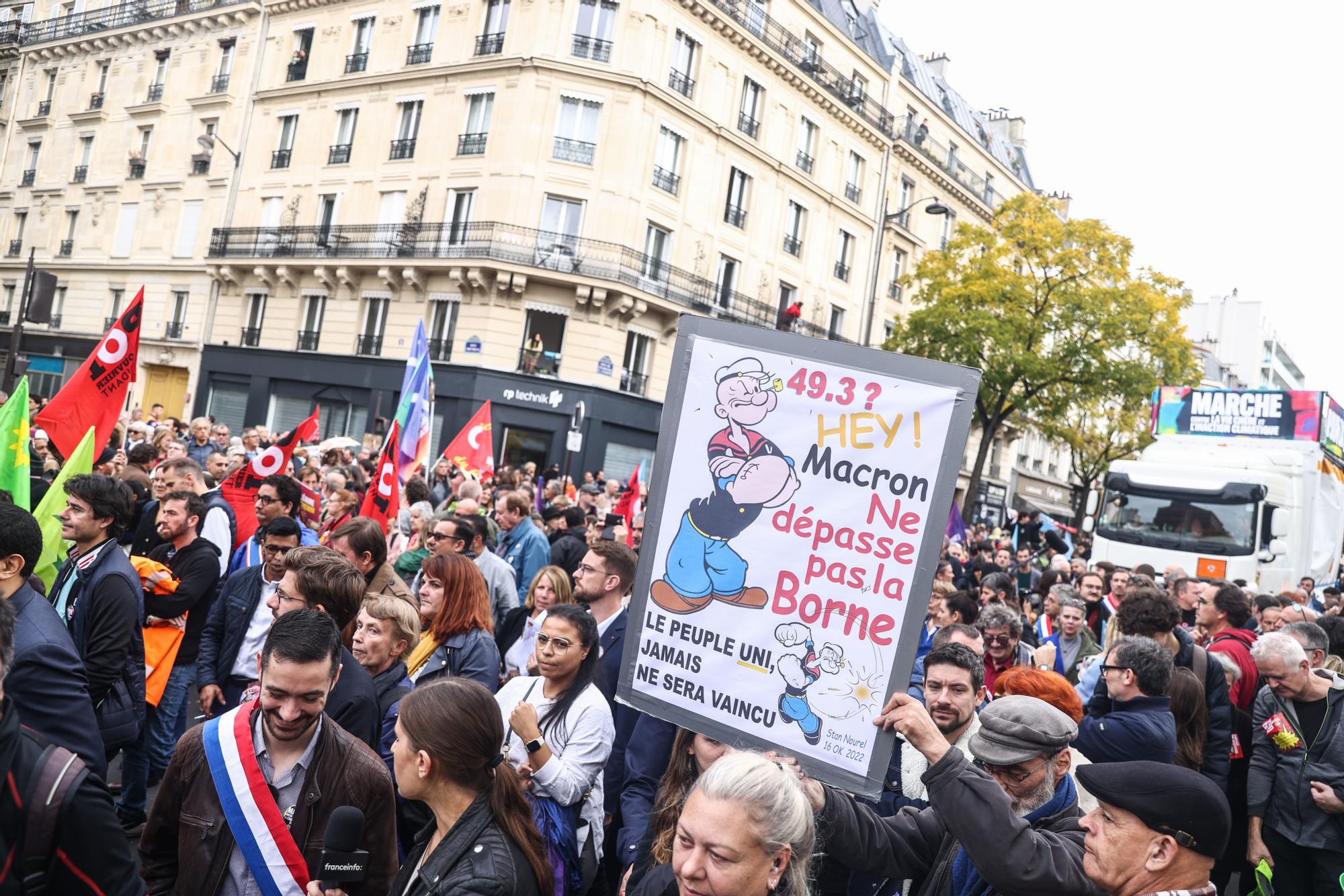 French left parties call for a rally against rising prices