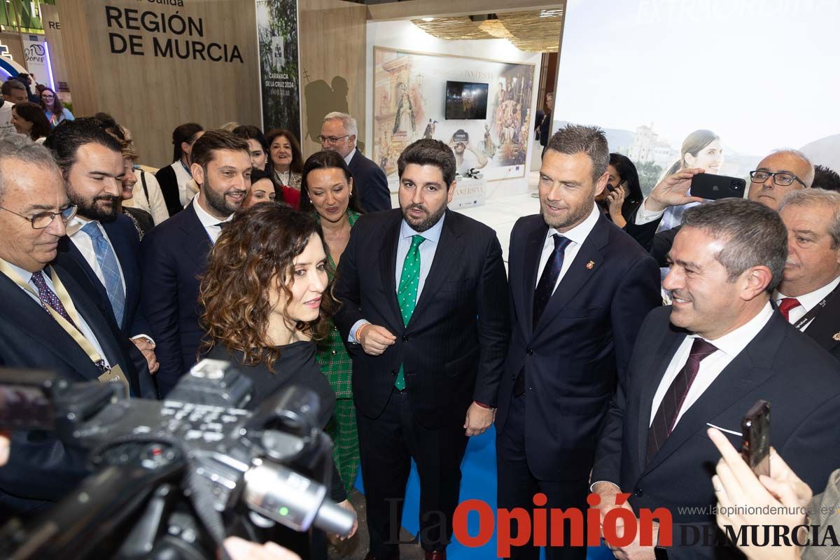 Así ha sido el primer día en el stand de la Región de Murcia en la Feria de Fitur