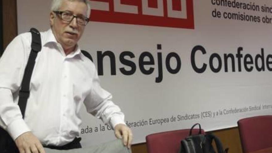 Ignacio Fernándex Toxo va anunciar que plega.