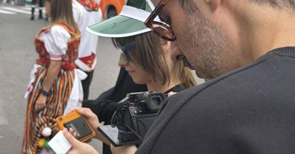 Uno de los momentos de uno de los rodajes.