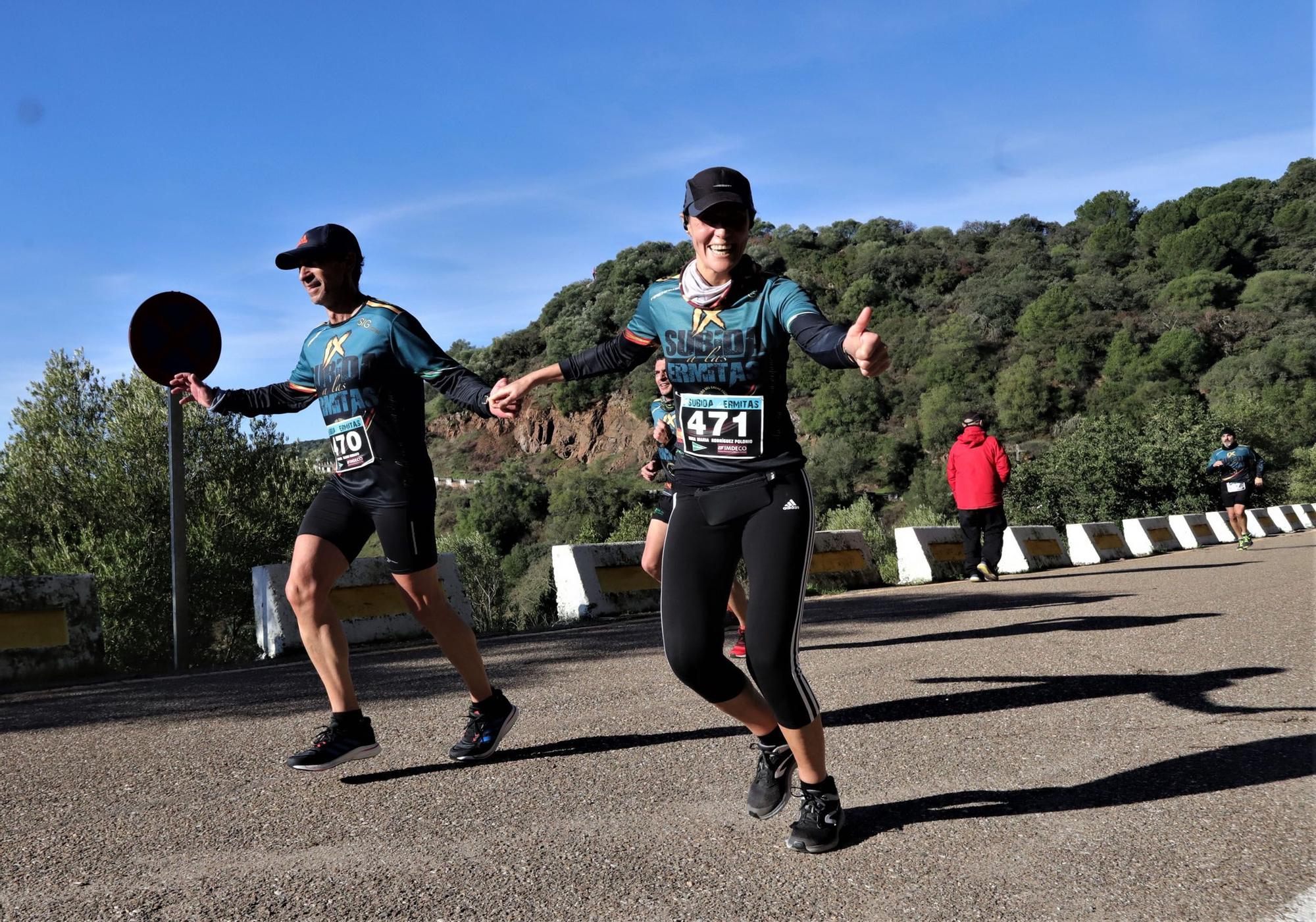 La subida a la Ermitas de atletismo en imágenes