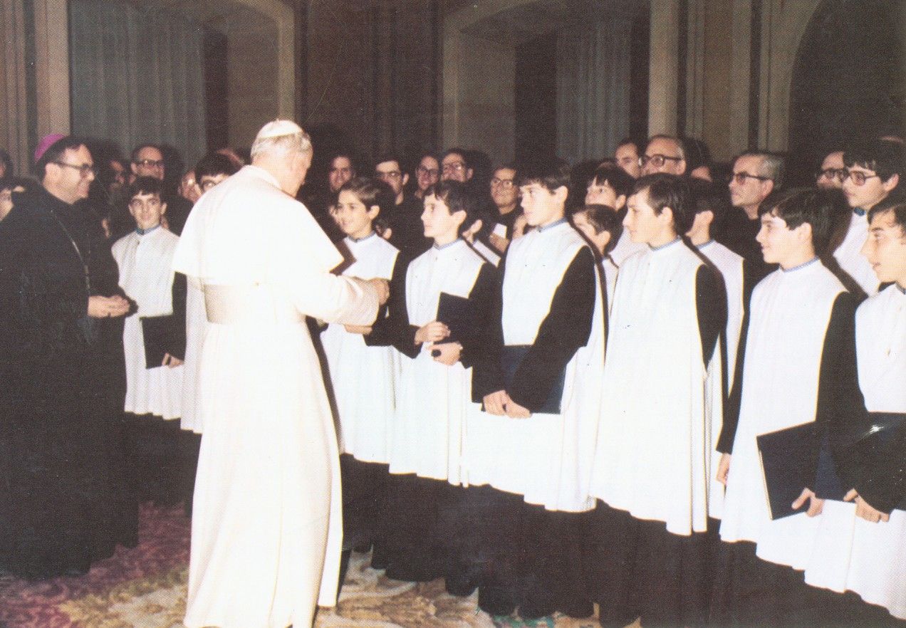 La visita del Papa Joan Pau II a Montserrat fa 40 anys