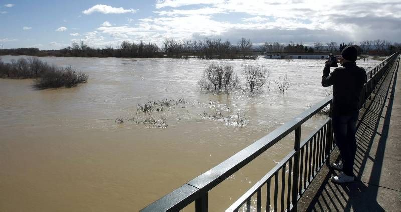 Fotogalería de la crecida del Ebro