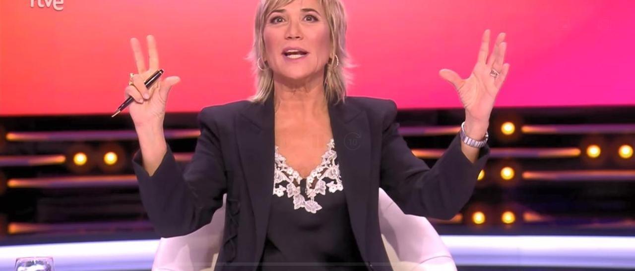 Julia Otero, en ‘Días de tele’ (TVE-1).