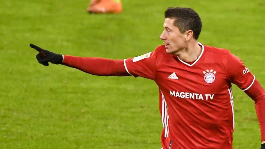 Robert Lewandowski, delantero del Bayern Múnich