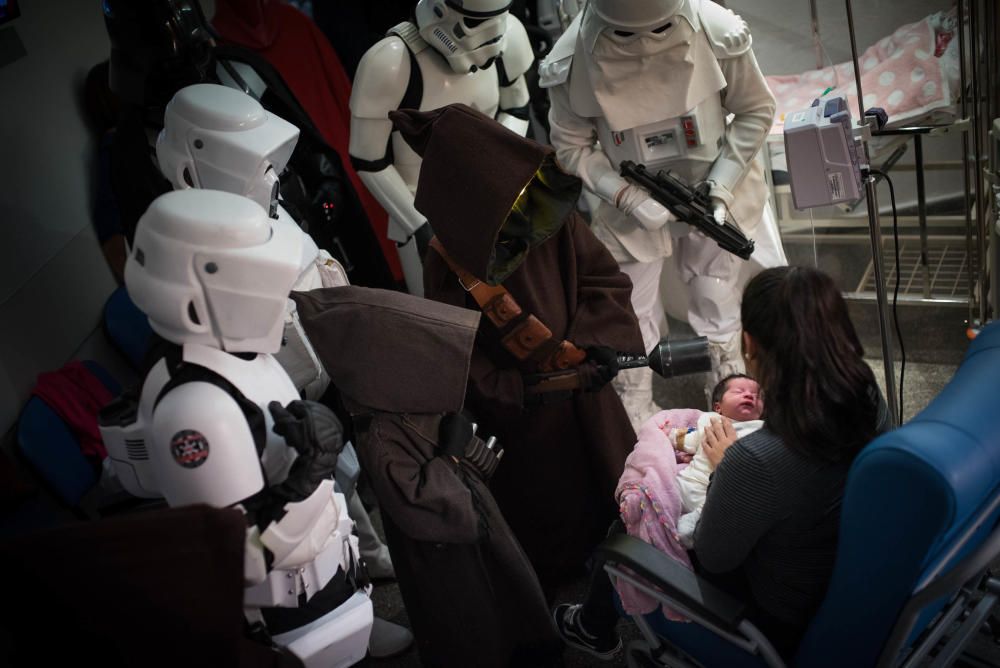 Los personajes de Star Wars visitan La Candelaria