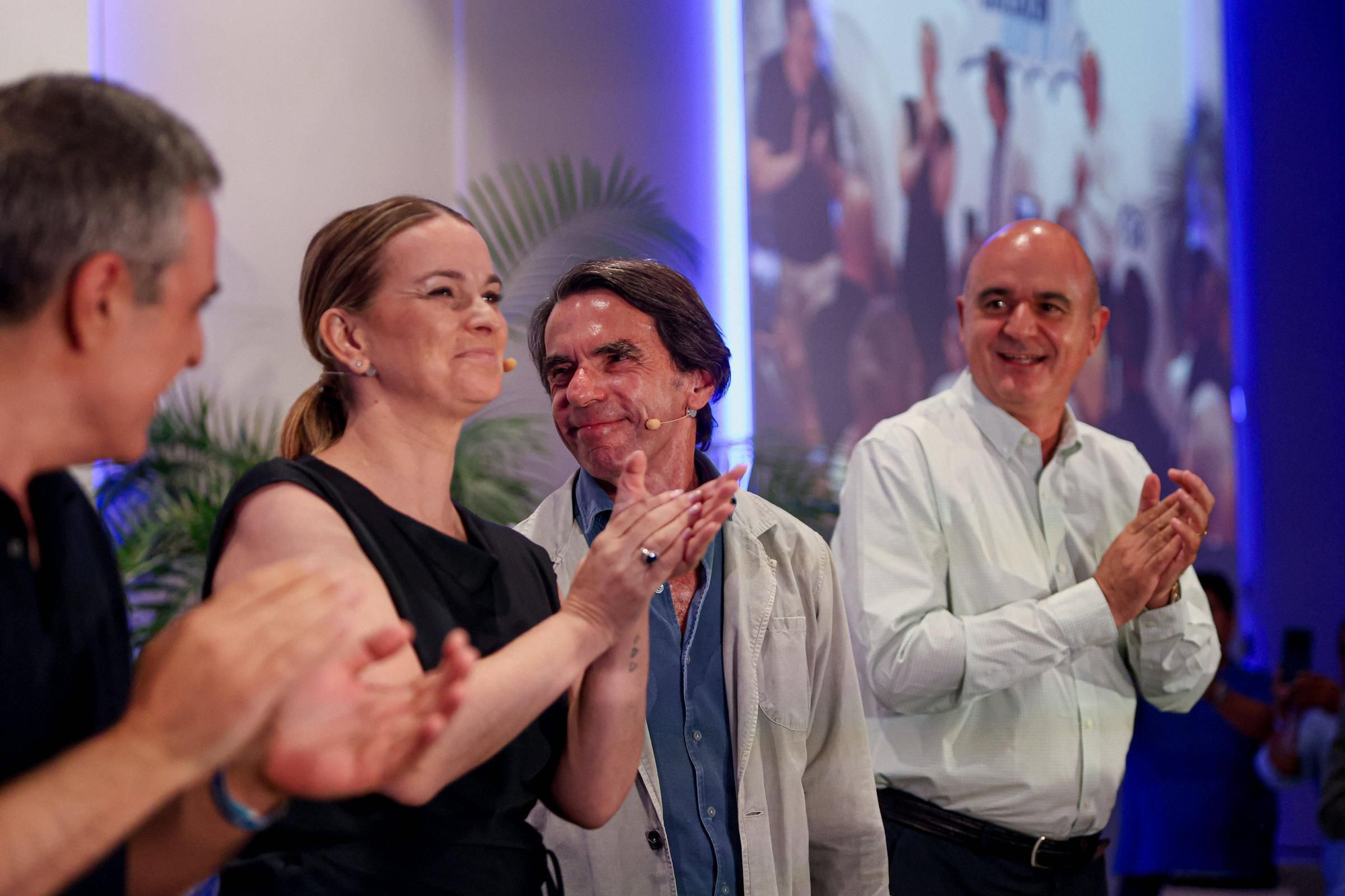 Aquí están las imágenes de José María Aznar en la Conferencia Política del PP de Ibiza