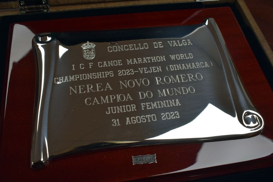 El homenaje tributado a Nerea Novo en Valga.
