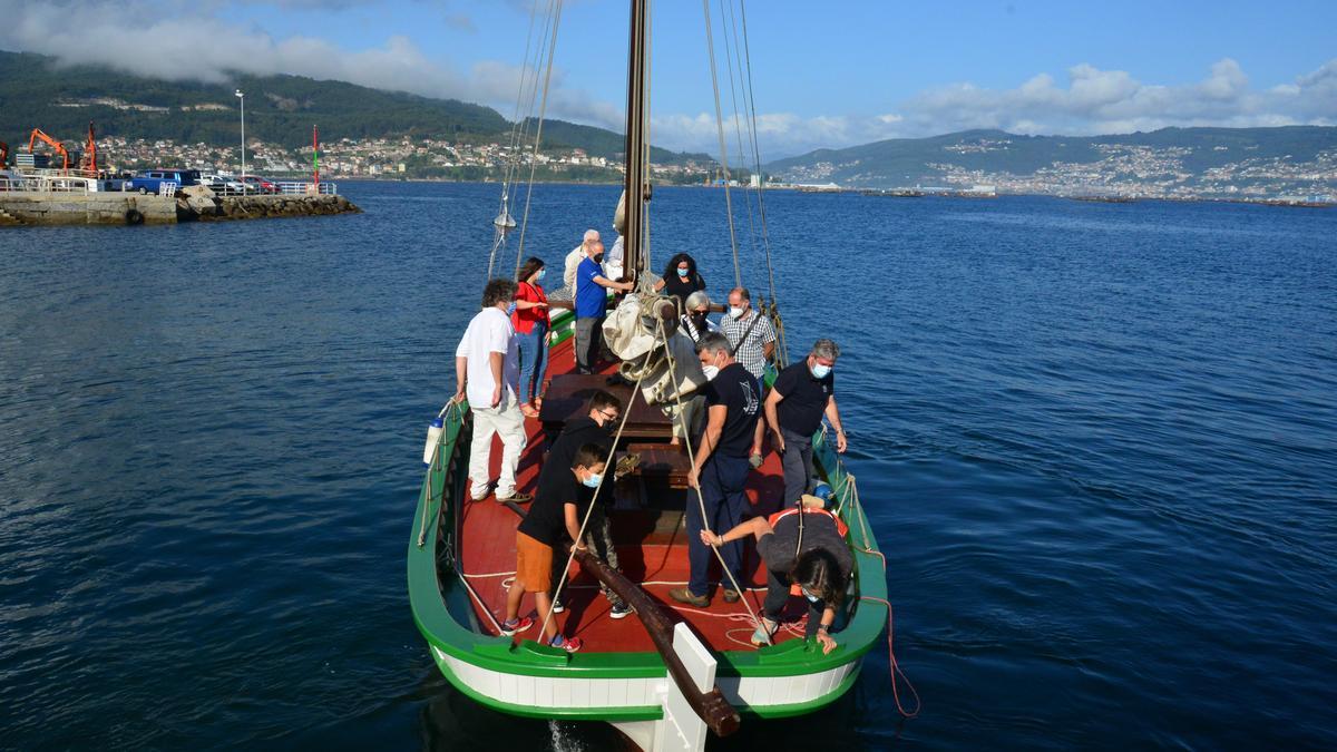 O barco estivo dous anos en obras de reparación.