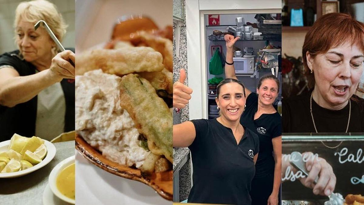 Montaje con imágenes tomadas en los cinco bares de Pere Garau participantes en el concurso.