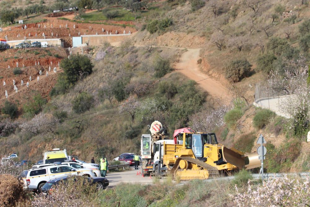 Avanzan los trabajos de rescate de Julen en Totalán