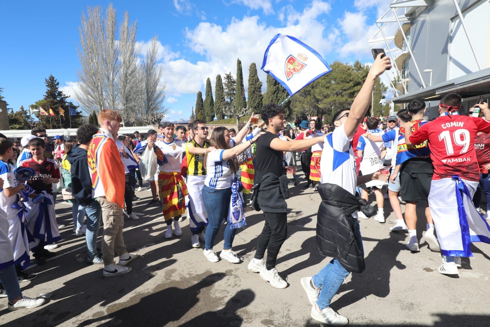 El derbi aragonés, en imágenes