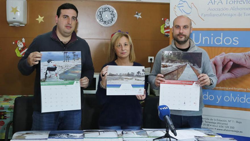 Imagen de la presentación del calendario solidario