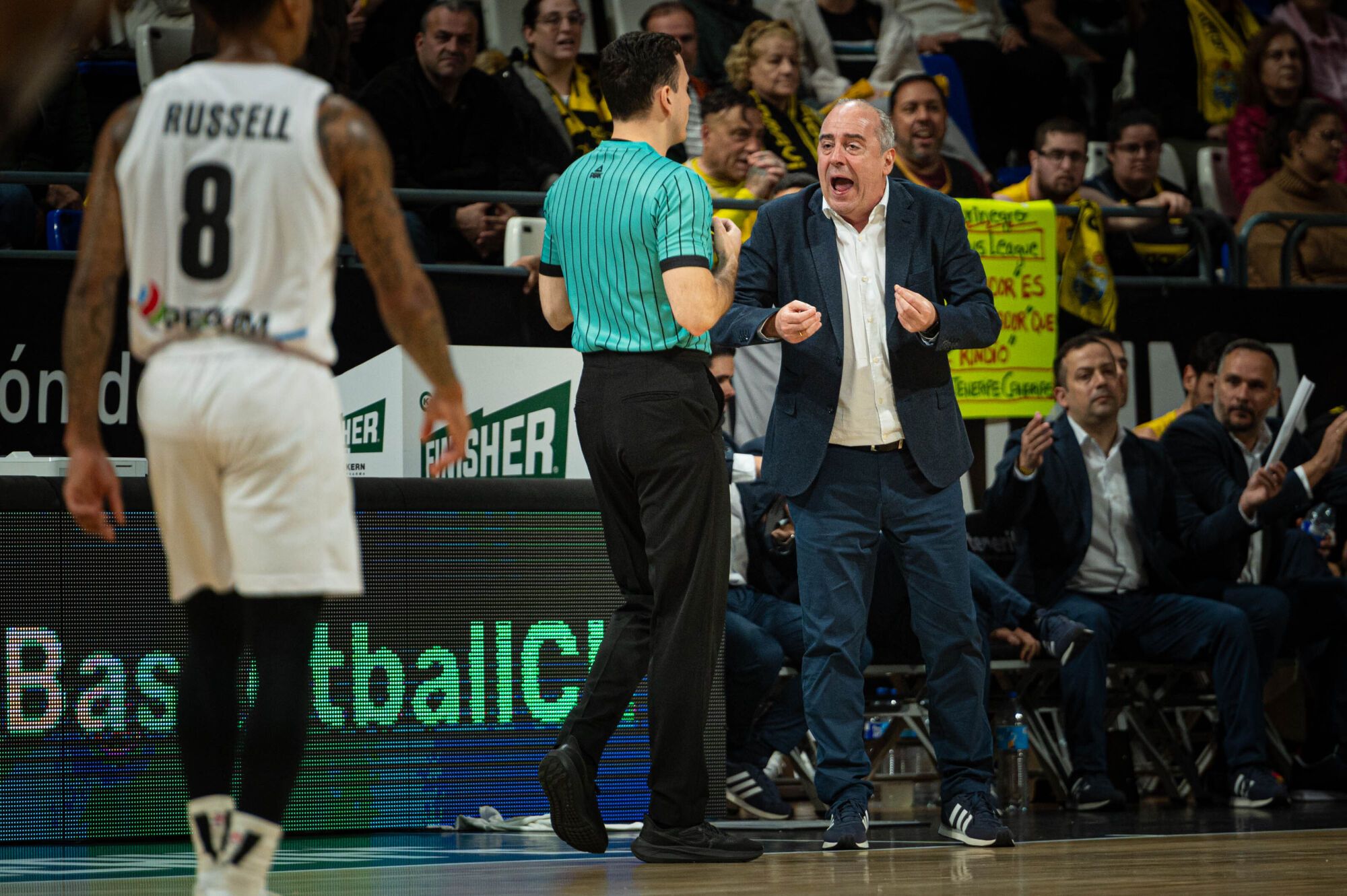 Partido La Laguna Tenerife - Aliaga Petkim Sport del Round of 16 de la BCL  | 04/03/2025 | Fotógrafo: Rafael Arturo Jiménez Rivero
