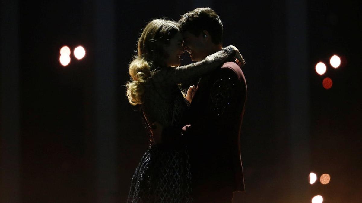 Amaia y Alfred en la final de Eurovisión