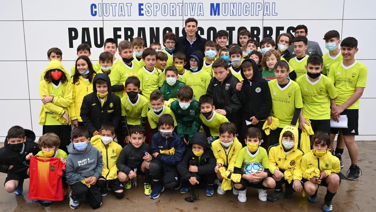 Pau Francisco Torres, en el acto de la Ciudad Deportiva.