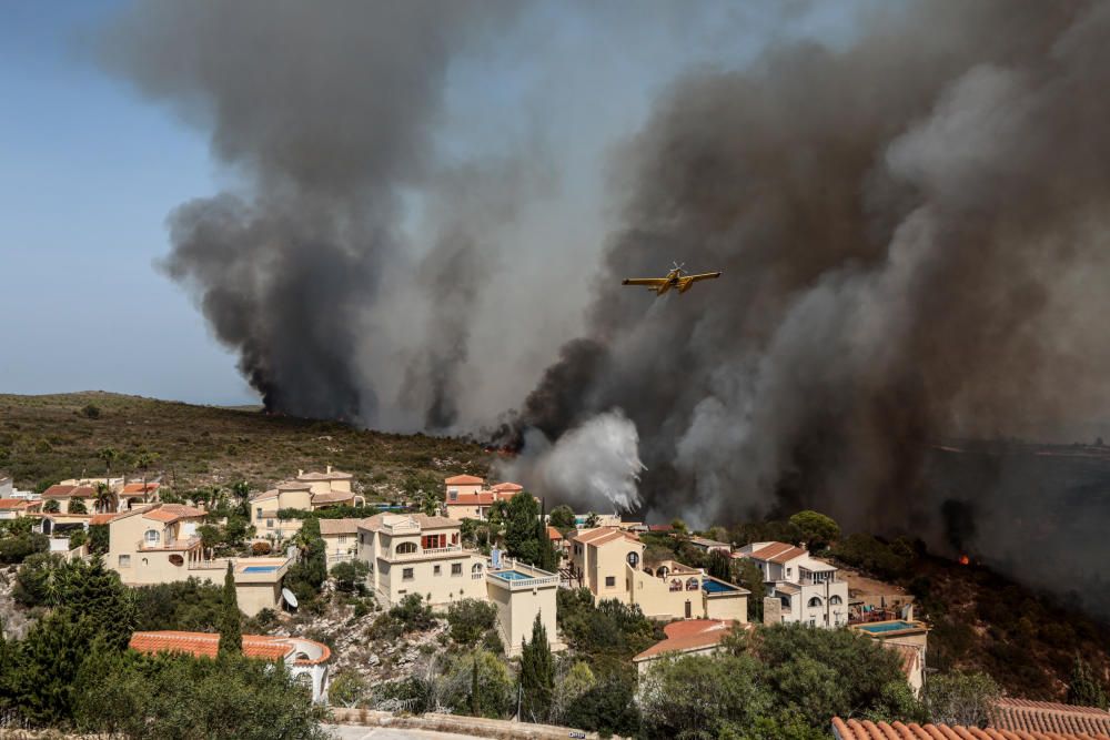 Incendio en Jávea