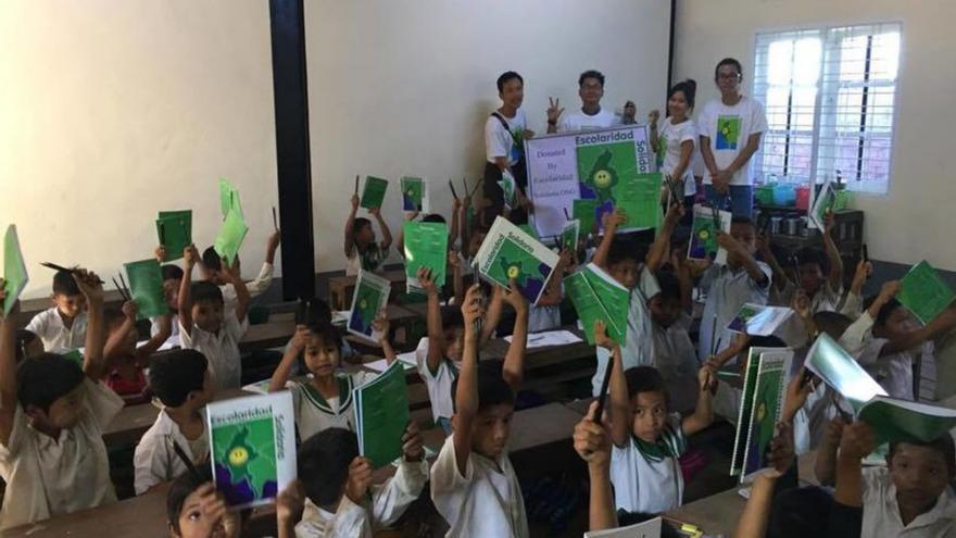 Donación a Birmania de Escolaridad Solidaria