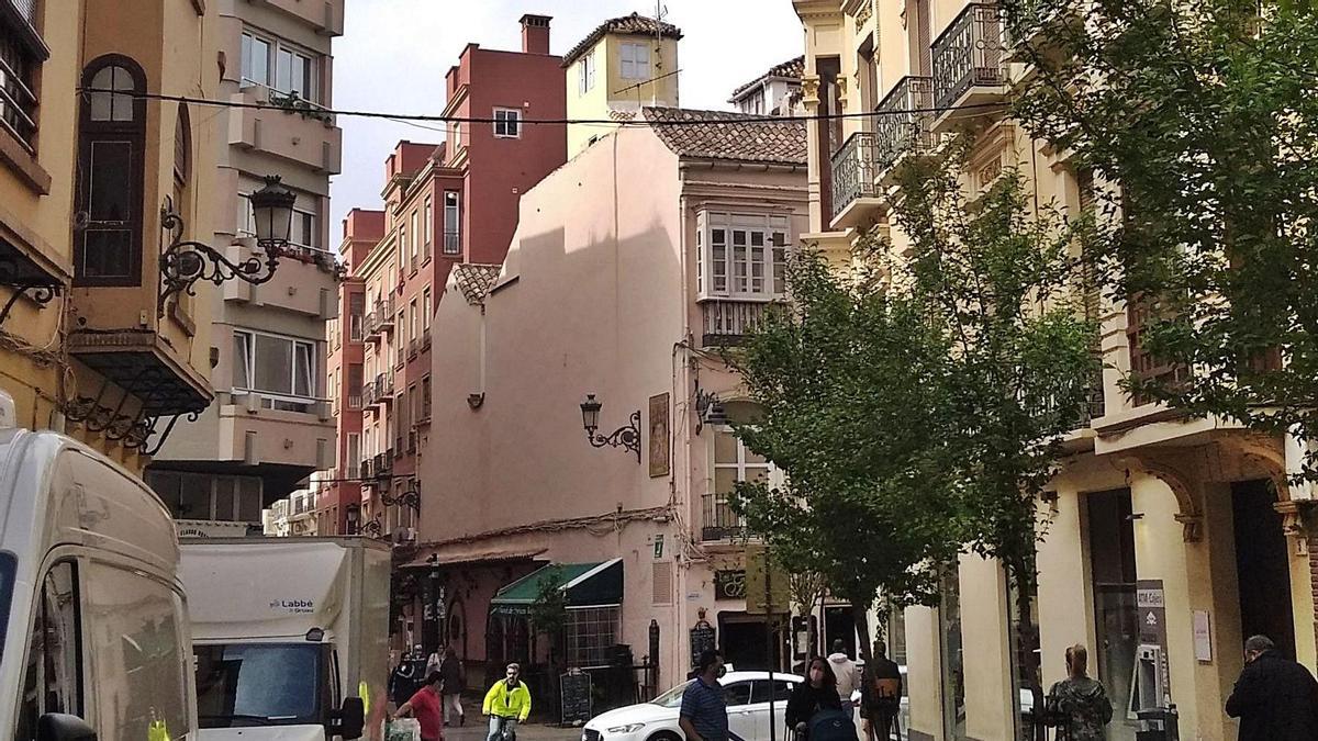 El mirador, desde el primer tramo de la calle Cárcer.