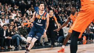 Acción del encuentro entre ASVEL y Valencia