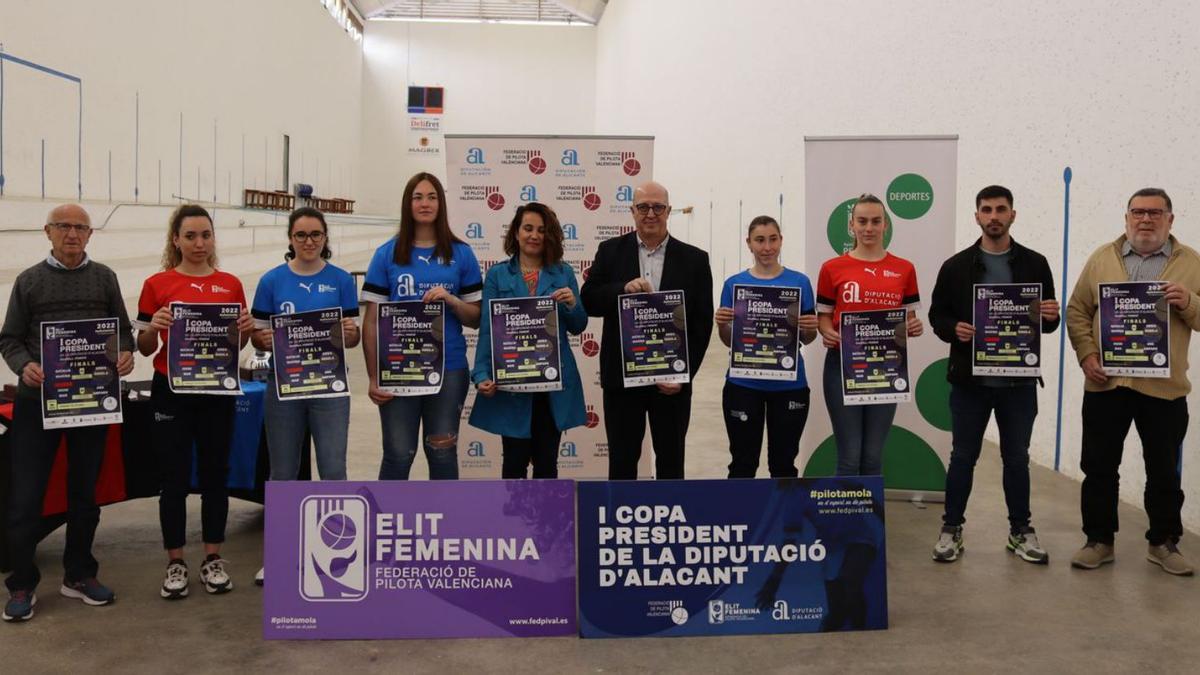 Presentació de les finals de la Copa President Diputació d’Alacant Raspall Élit Femenina | FEDPIVAL