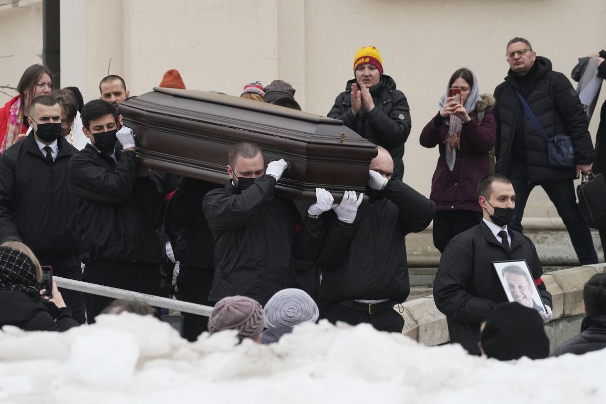 Funeral y ceremonia de despedida del político opositor ruso Alexei Navalny en Moscú