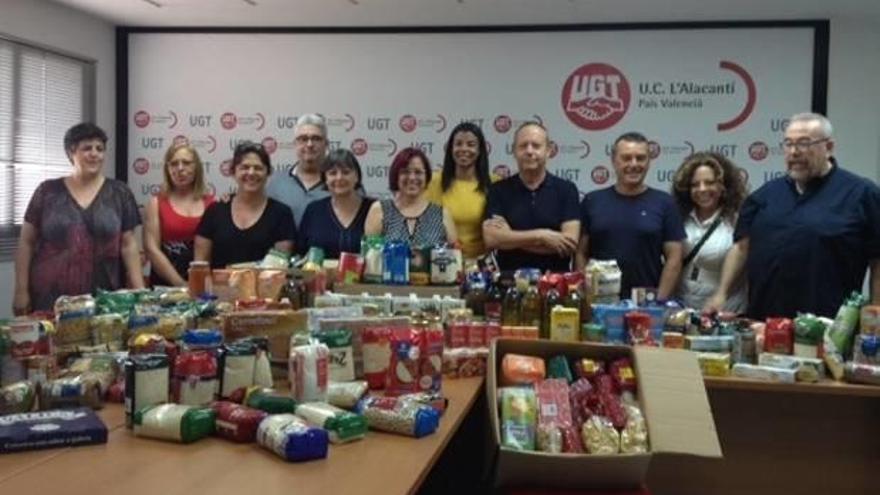 Alimentos de UGT para Despensa Solidaria