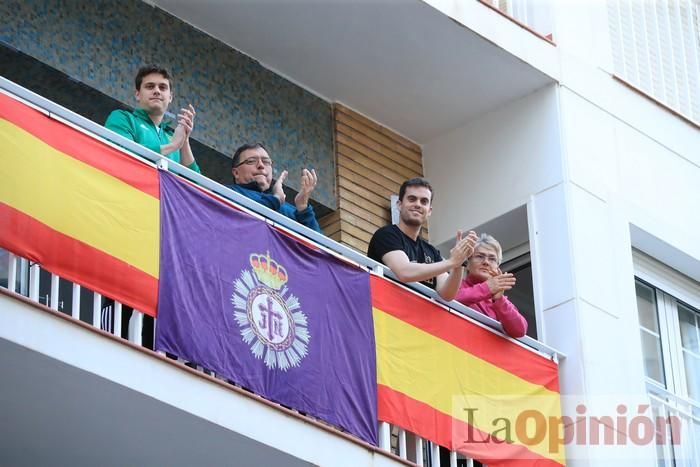 Viernes de dolores: Aplausos y salves a la patrona en Cartagena durante el confinamiento