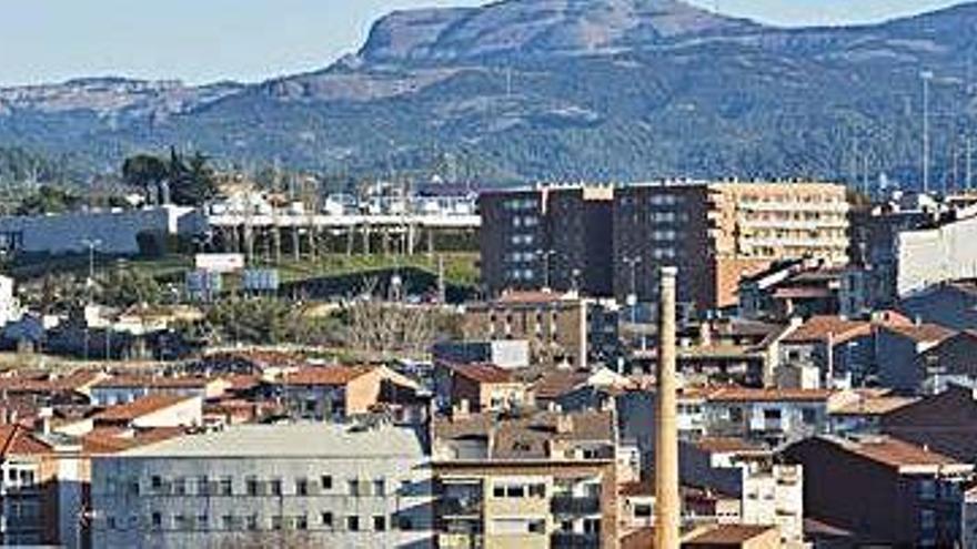 Vista de la ciutat de Manresa