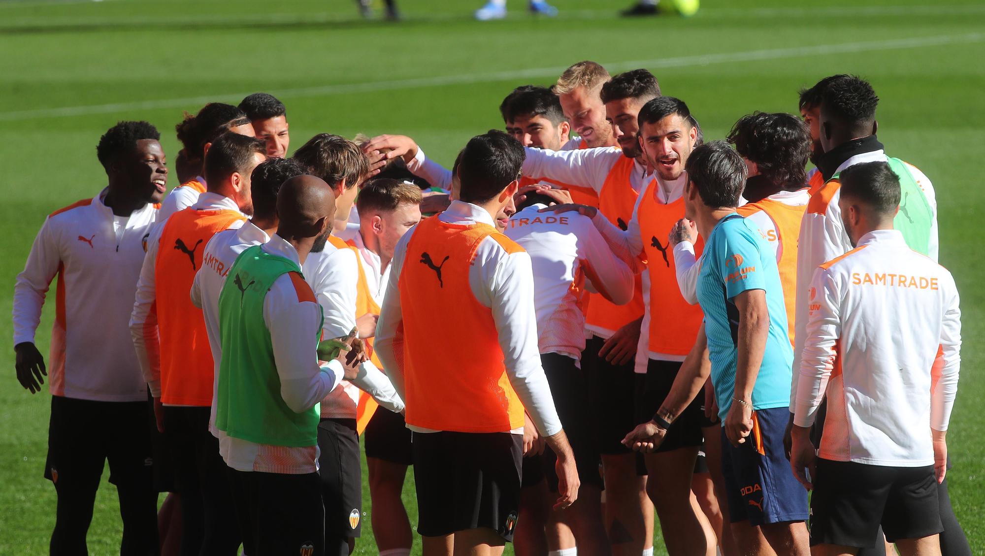 Así ha sido el entrenamiento de hoy del Valencia CF