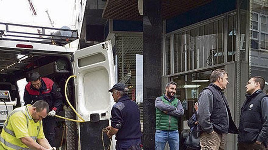 Obras en Betanzos sin levantar la calle