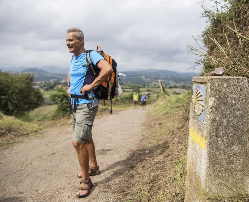 Peregrinos del Camino De Santiago, primer tramo de