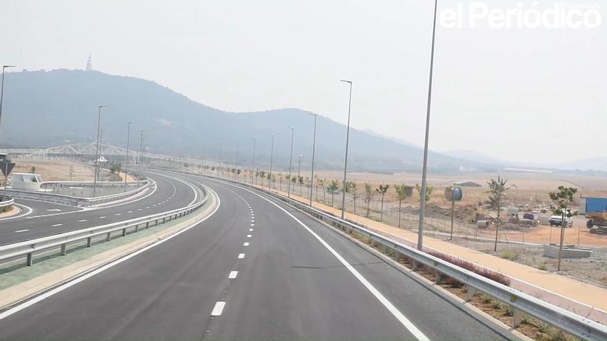 Vídeo | Así es el nuevo tramo de la Ronda Sureste de Cáceres que abre este lunes