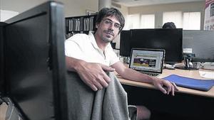 Gregorio López-Triviño, a la seva empresa.